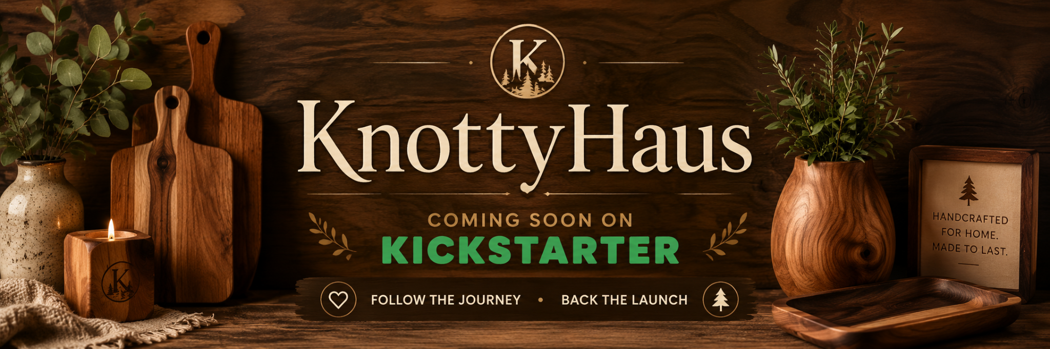KnottyHaus Kickstarter launch banner