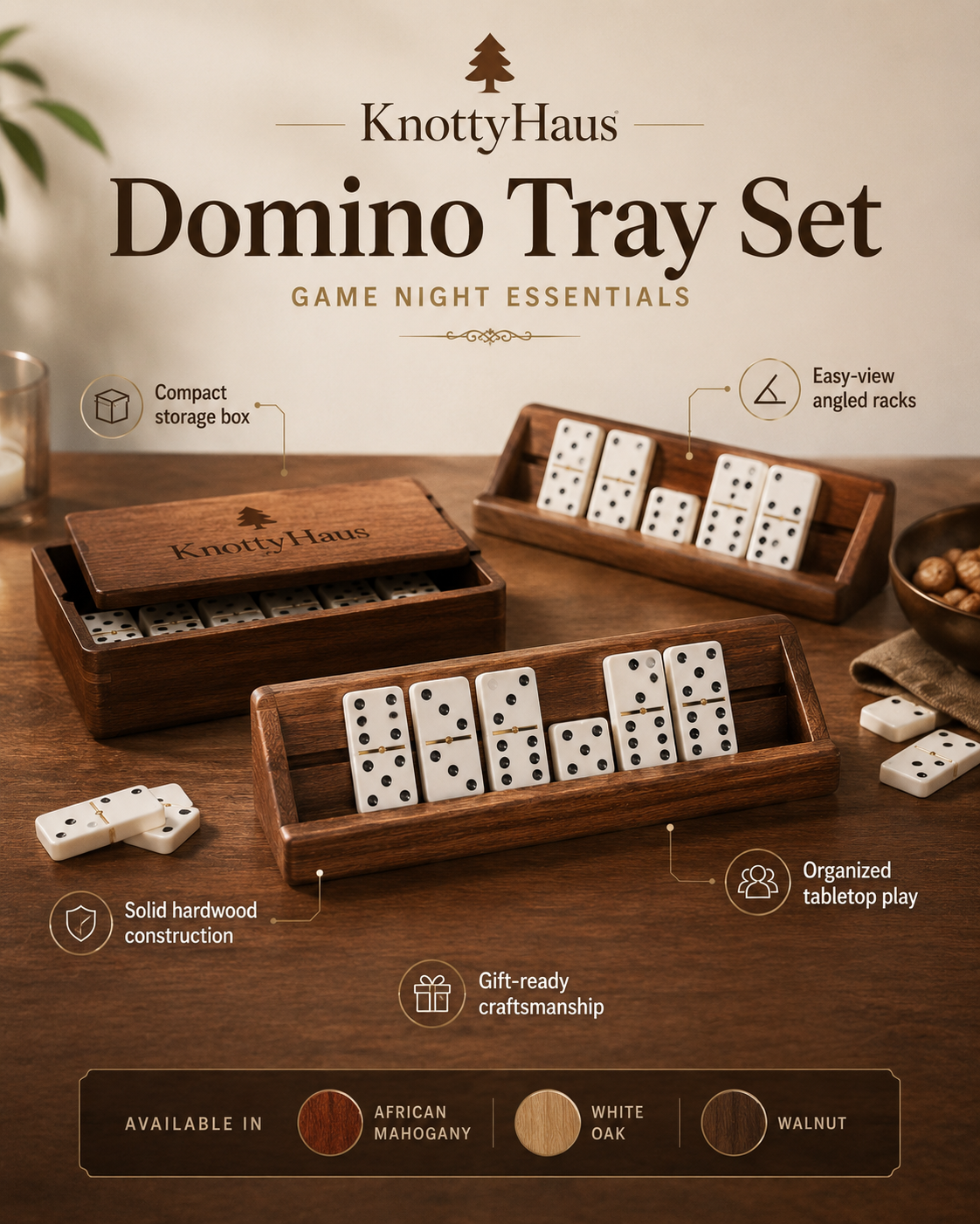 Domino Tray Set