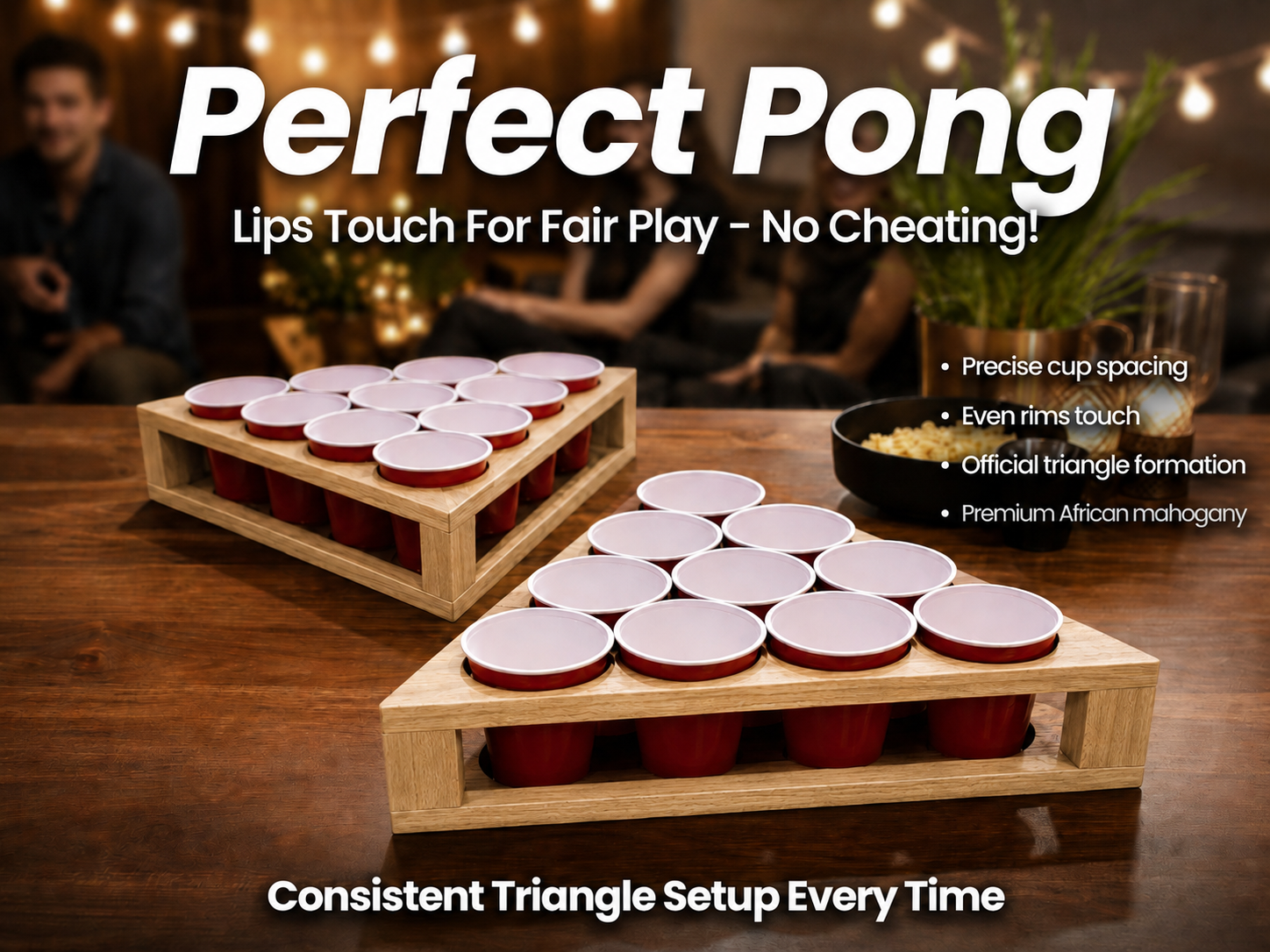 Perfect Pong in White Oak