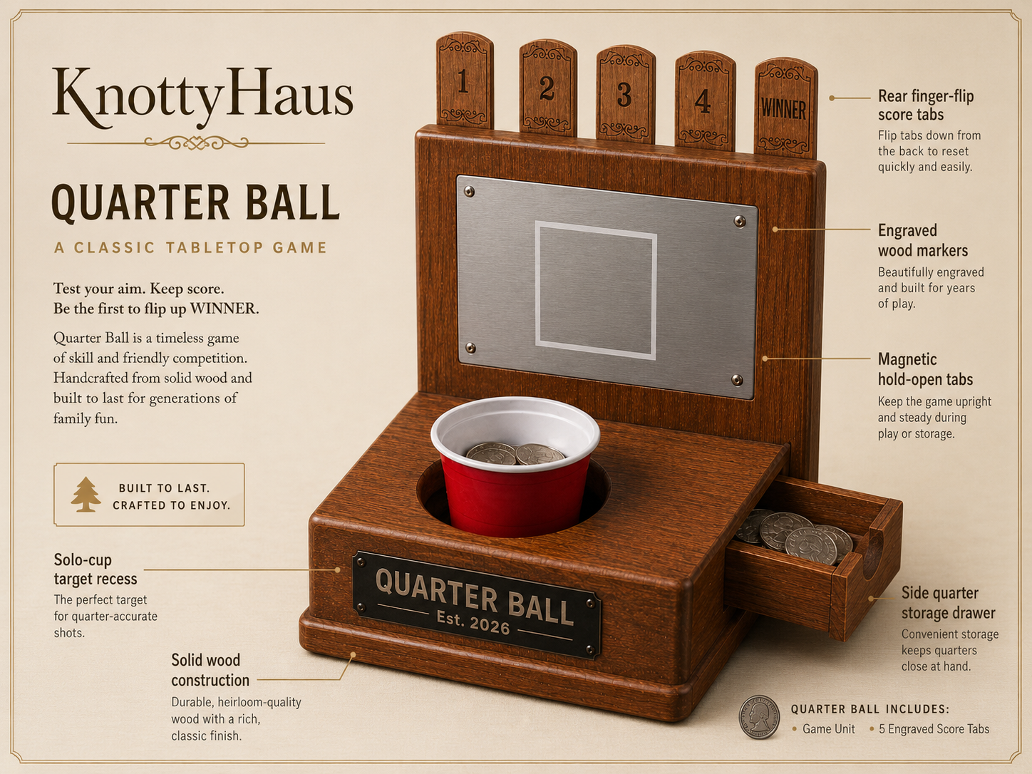Quarter Ball by KnottyHaus